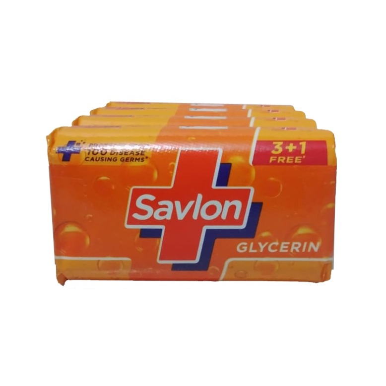 Savlon Glycerin Bathing Soap, 75g,x3+1 | Rs.110